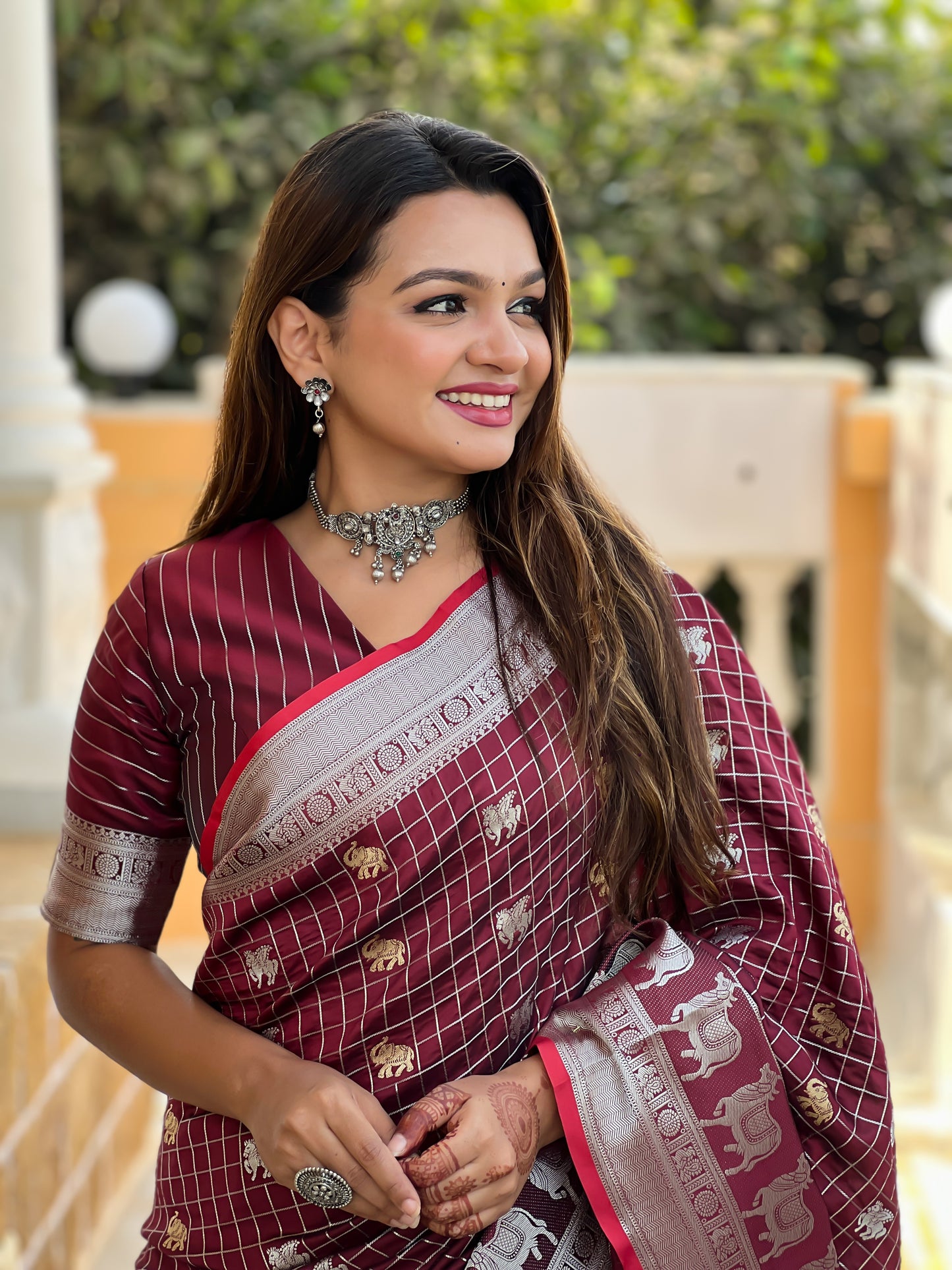 Banarasi Soft Silk Saree with Lustrous Zari Weave & Graceful Traditional Finish