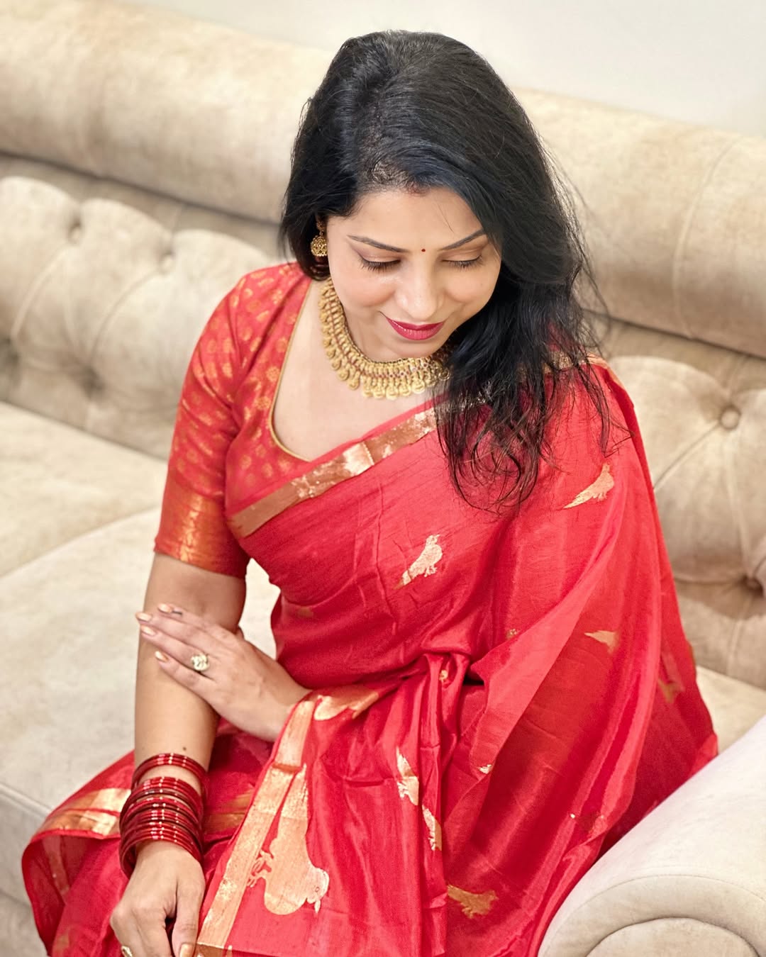 Banarasi Soft Silk Saree with Lustrous Zari Weave & Graceful Traditional Finish