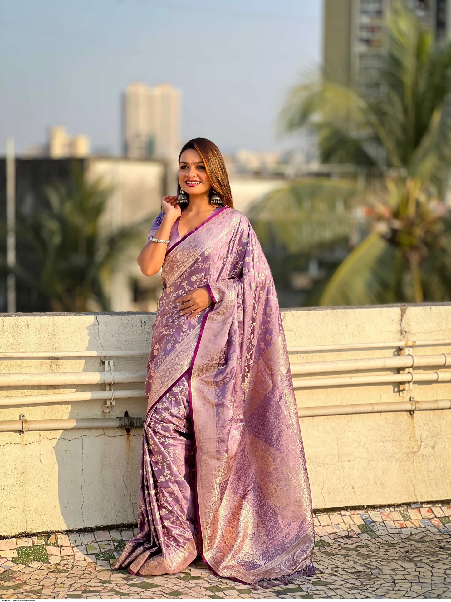 Banarasi Soft Silk Saree with Lustrous Zari Weave & Graceful Traditional Finish