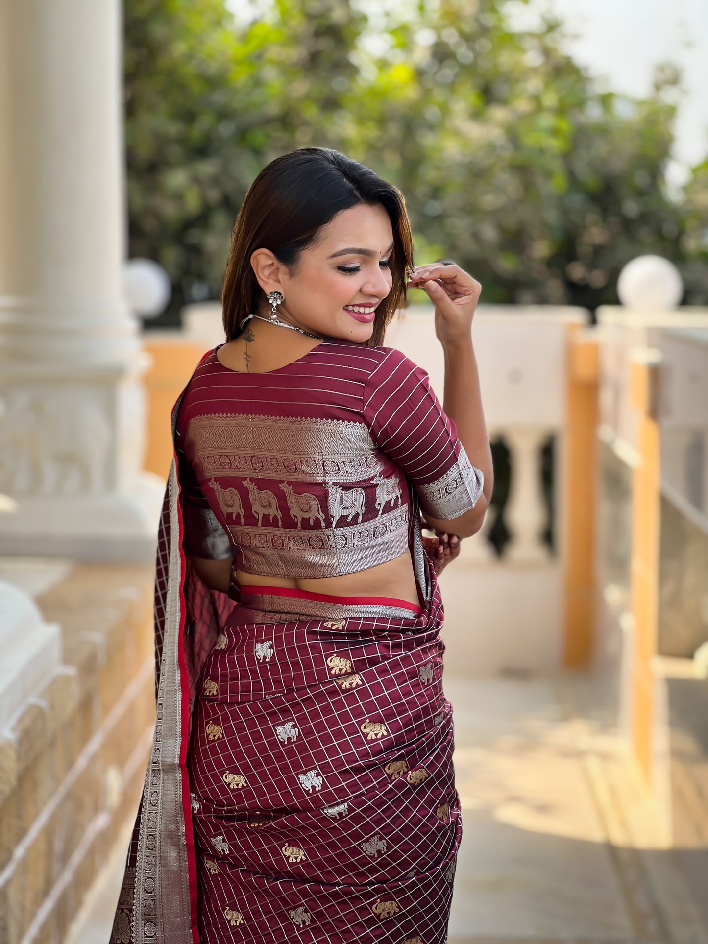 Banarasi Soft Silk Saree with Lustrous Zari Weave & Graceful Traditional Finish